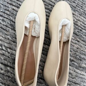 H&M cream ballet flats